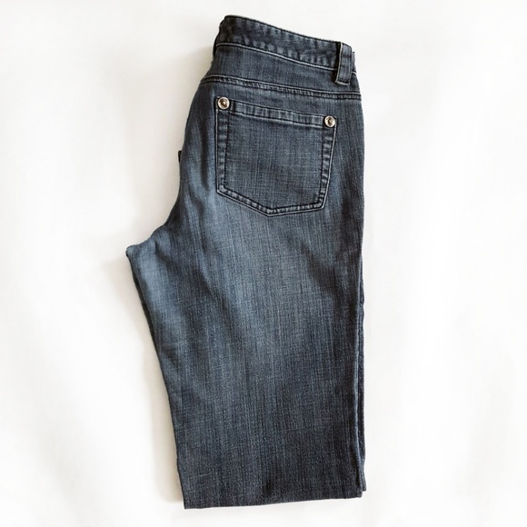 Michael Kors Womens Straight Leg Jeans 8 Blue - Picture 2 of 5